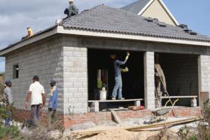 Garages built with Stumbelbloc