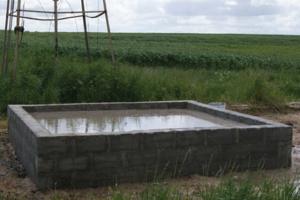 Water Storage built with Stumbelbloc